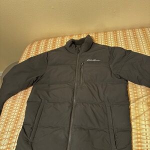 Eddie Bauer Men's Dark Gray Puffer Jacket